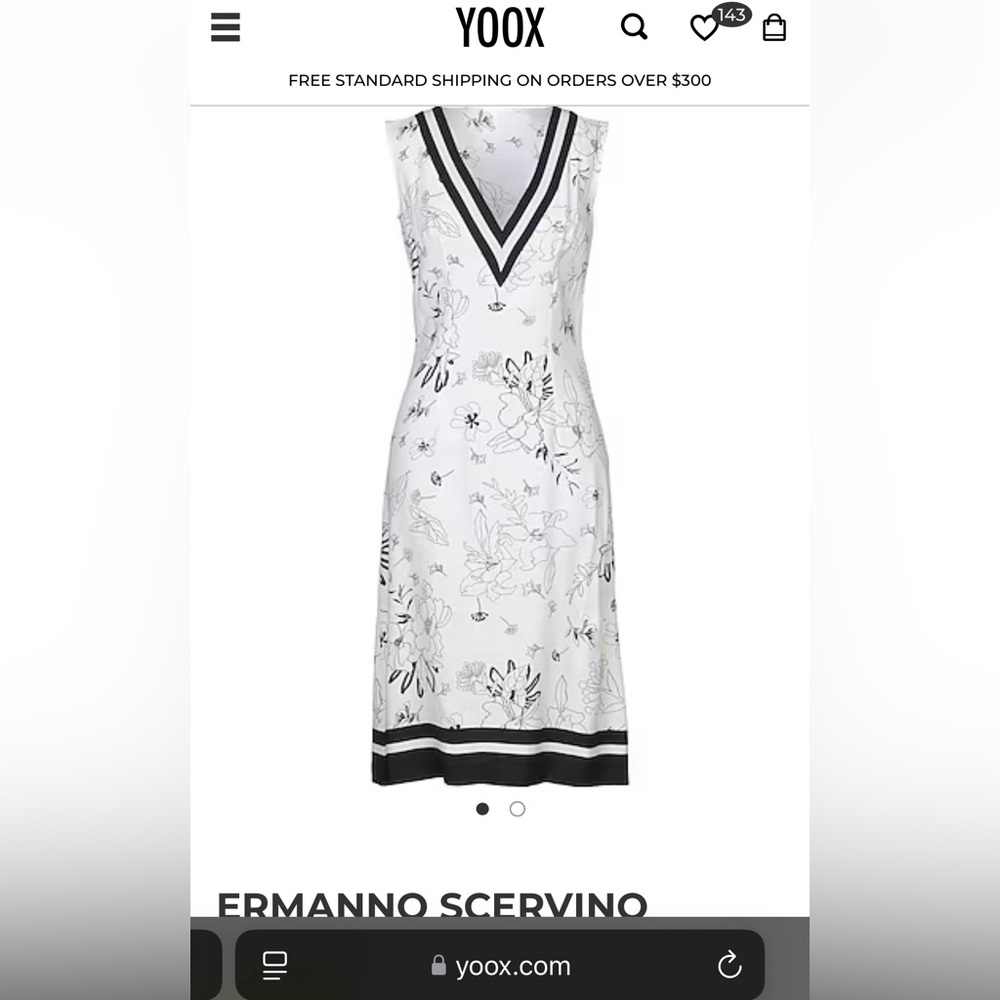 Ermanno Scervino midi dress NWT